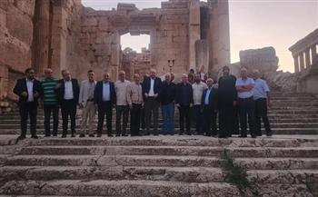 وزيرا الصحة والعمل اللبنانيان يتفقدان قلعة بعلبك لدحض الادعاءات الإسرائيلية بشأن وجود أسلحة بها