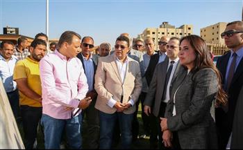 وزيرة الإسكان تتفقد أعمال التنمية ورفع الكفاءة بمنطقة «بيت الوطن» بمدينة القاهرة الجديدة