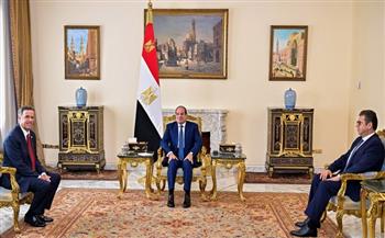  الرئيس السيسي يستقبل مدير وكالة الاستخبارات المركزية الأمريكية