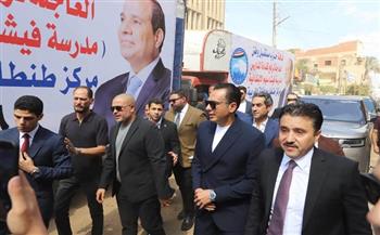 في ثاني جولات الحزب.. قيادات مستقبل وطن تصل الغربية وتتفقد مدرسة فيشا سليم بعد تطويرها و رفع كفاءتها  
