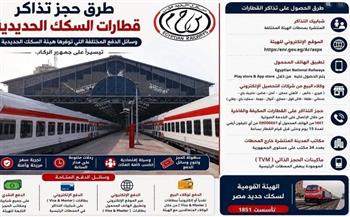 «لمواجهة التكدس أمام الشبابيك».. 7 طرق لحجز تذاكر قطارات السكك الحديدية 