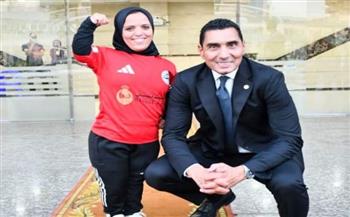 وزير الشباب والرياضة يتفقد المركز الأوليمبي ويلتقي منتخبات البوتشيا ورفع الأثقال