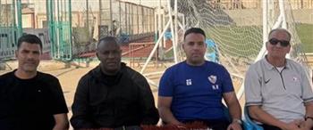 الجهاز الفني لمنتخب 2010 يحضر مواجهة الزمالك أمام المصري