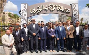 وزيرة التنمية المحلية والبيئة ومحافظ الدقهلية يفتتحان حديقة "كوكب الشرق" ويتفقدان مرسى الأتوبيس النهري 