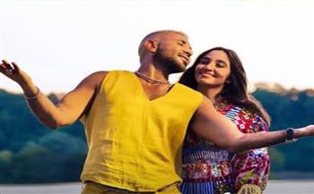 احمد سعد يحتفل بعيد ميلاد  ابنته