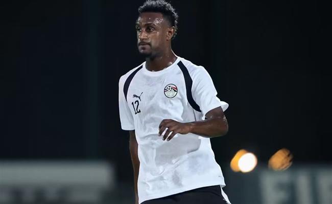 هيثم حسن يشارك في مران المنتخب الوطني استعدادًا لمواجهة أنجولا