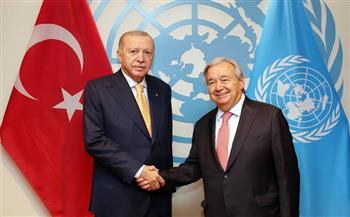 أردوغان يدعو إلى خفض التصعيد في إيران وأوكرانيا خلال اجتماع مع جوتيريش