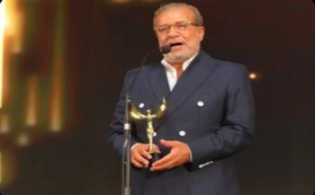 شريف منير يعرب عن سعادته بعد تكريمه في مهرجان الفضائيات العربية 