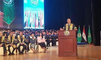 وزير الزراعة يشهد حفل تخرج دفعة جديدة من طلاب الأكاديمية العربية للعلوم والتكنولوجيا والنقل البحري