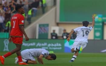 خليجي 27.. محمد قاسم يتقدم للعراق بهدف مبكر في مرمى عمان