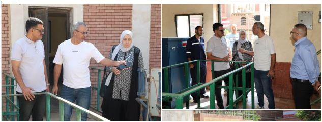 فودة يتابع تشغيل محطة مياه كفر مويس ببنها ويوجه بسرعة اتخاذ إجراءات الإحلال والتجديد 