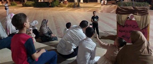 مسرح عرائس وورش فنية للأطفال في "شارع الفن" ببني سويف