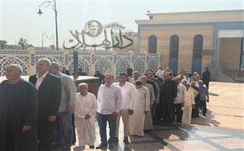 توافد الأهل والمستشارين لجنازة المستشار أحمد الزند في مسجد المشير طنطاوي قبل صلاة الجنازه عليه