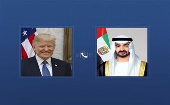 محمد بن زايد وترامب يبحثان سبل تعزيز التعاون الثنائي