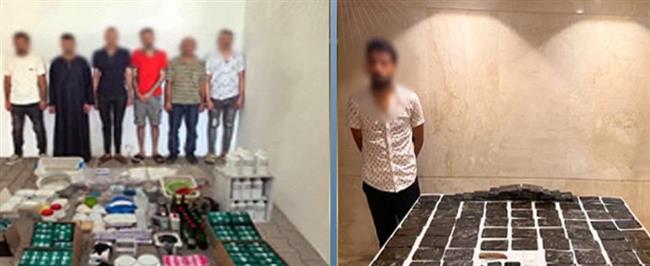 مصرع 6 عناصر جنائية شديدة الخطورة وضبط 850 كيلو مخدرات و118 سلاحًا ناريًا في ضربات أمنية استباقية