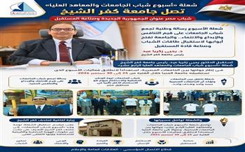 استعدادًا لانطلاق الفعاليات.. شعلة أسبوع شباب الجامعات تصل كفر الشيخ  