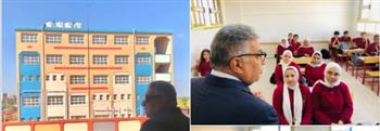 محافظ الدقهلية يتفقد المدرسة الرسمية للغات بالسنبلاوين ويؤكد توفير كافة أوجه الدعم للمنظومة التعليمية