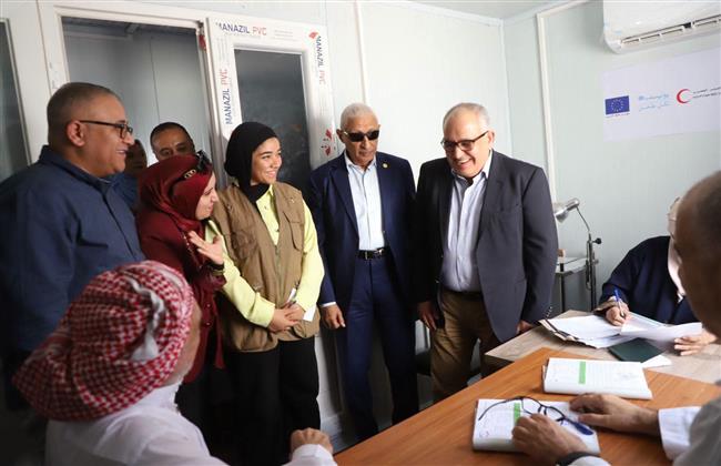 متابعة الخدمات الطبية بمجمع العريش الطبي خلال زيارة محافظ شمال سيناء ورئيس هيئة التأمين الصحي
