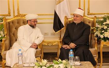مفتي الجمهورية يبحث مع نظيره الأوزبكي آفاق التعاون المشترك