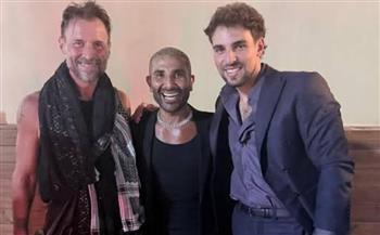 أحمد سعد يمازح سانت ليفانت بعد لقائه بوالده...ماذا قال؟ 