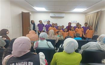 عروض فنية لفرقتي كورال الطفل والفنون الشعبية بقصر ثقافة الطفل بسوهاج