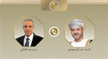 وزيرا خارجية مصر وعُمان يبحثان تطورات المنطقة وانعكاسات التوتر على الملاحة والطاقة
