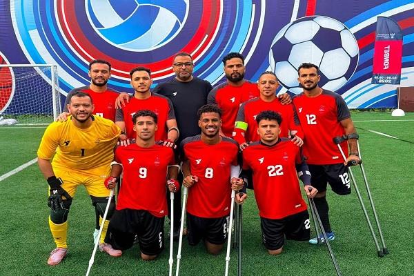 منتخب مصر لكرة القدم للساق الواحدة يتوج ببطولة روسيا الدولية  