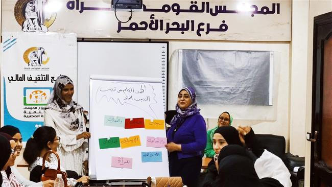 القومي للمرأة يستكمل تنفيذ برنامج التثقيف المالي «التعامل الرشيد مع أموالي» داخل الجامعات
