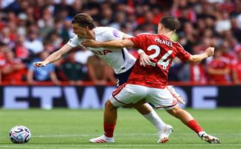 الدوري الإنجليزي.. شوط أول سلبي بين توتنهام ونوتنجهام فورست