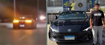 القبض على صاحب فيديو الاصطدام بسيارة في الشيخ زايد 