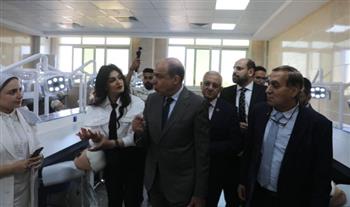 محافظ المنيا يفتتح العيادات التعليمية والخدمية بكلية طب الفم والأسنان بجامعة اللوتس