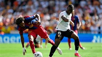  الدوري الإسباني.. برشلونة يتقدم على فالنسيا بثنائية في الشوط الأول