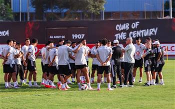 الدوري الممتاز.. الأهلي يواصل تدريباته استعدادًا لمواجهة المقاولون العرب