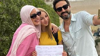 بصورة تجمعها بطليقها وابنتهما.. أسما شريف منير توجه رسالة للمطلقين في عيد ميلاد ابنتها الـ13