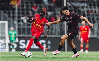 الدوري الدنماركي.. شوط أول سلبي بين نورشيلاند إبراهيم عادل وميتلاند