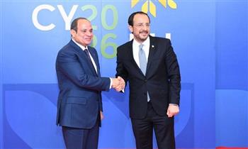 الرئيس السيسي ونظيره القبرصي يشاهدان عروضًا جوية متميزة في معرض العلمين الدولي للطيران والفضاء 2026