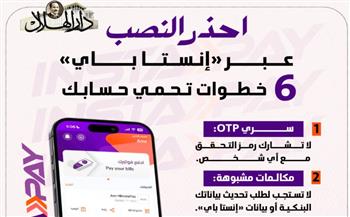 كيف تحمي نفسك من النصب عند استخدام إنستا باي؟| إنفوجراف