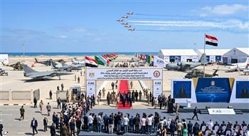 الرئيس السيسي ورئيس قبرص يفتتحان معرض العلمين الدولي للطيران والفضاء 2026 بحضور قادة القوات المسلحة