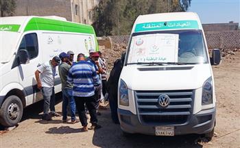 صحة الدقهلية تنظم قافلة طبية مجانية للكشف على 1049 مواطنًا بقرية الجزاير في جمصة