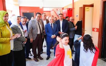 محافظ الغربية يفتتح مدرسة «كفر أخشا الابتدائية» بمركز كفرالزيات على مساحة 1315 مترًا وبتكلفة 17.6 مليون جنيه