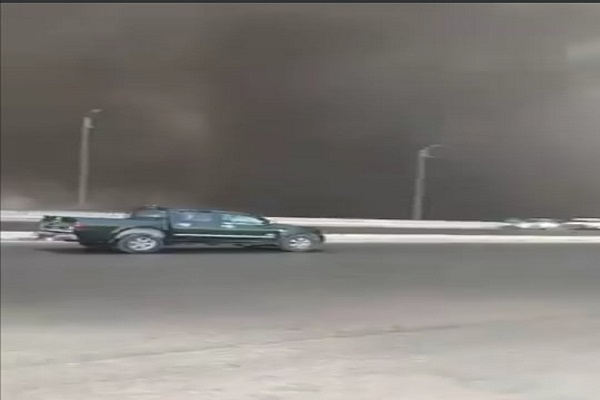 حريق سيارة