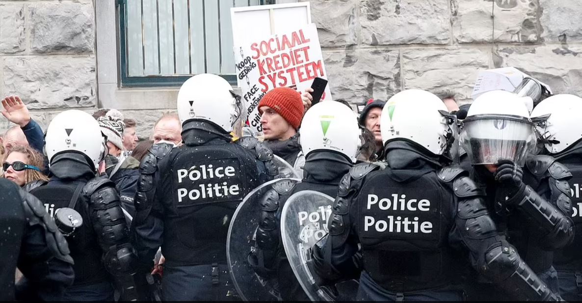 احتجاجات بروكسل