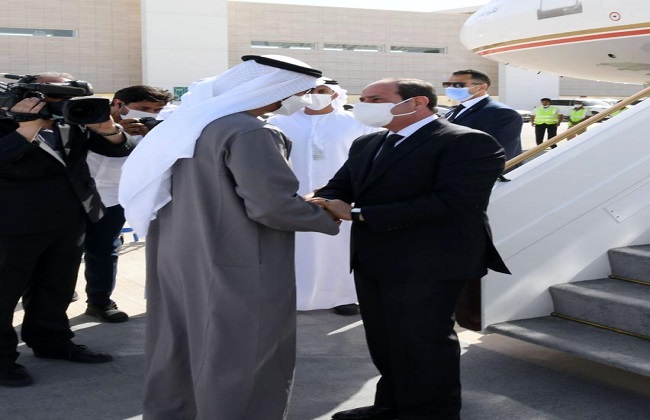 تقدم الرئيس عبد الفتاح السيسي، بواجب العزاء في وفاة الشيخ خليفة بن زايد آل نهيان