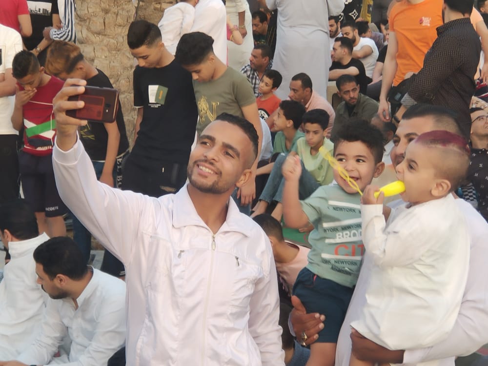 صلاة عيد الفطر بمسجد عمرو بن العاص