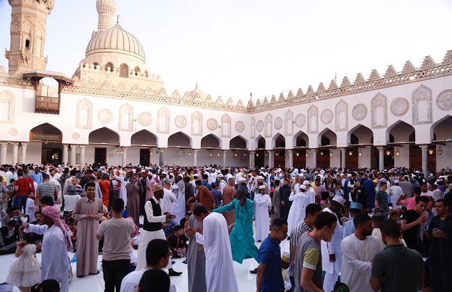 صلاة العيد من الجامع الأزهر