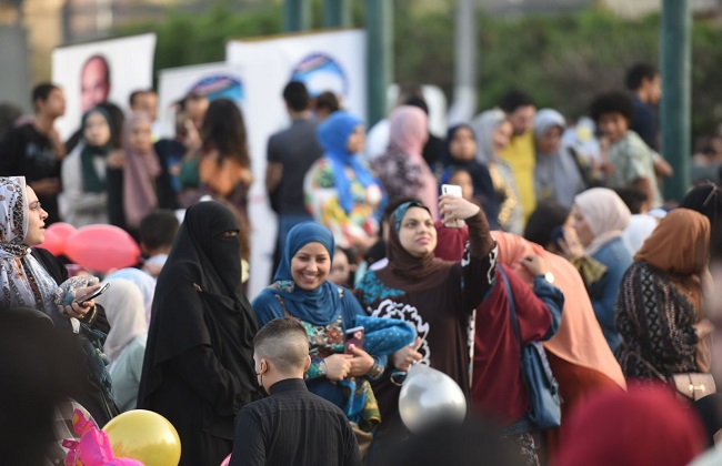 صلاة عيد الفطر من مسجد أبو بكر الصديق