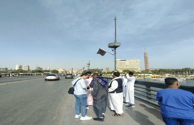 فرحة المواطنين بعيد الفطر على كورنيش النيل