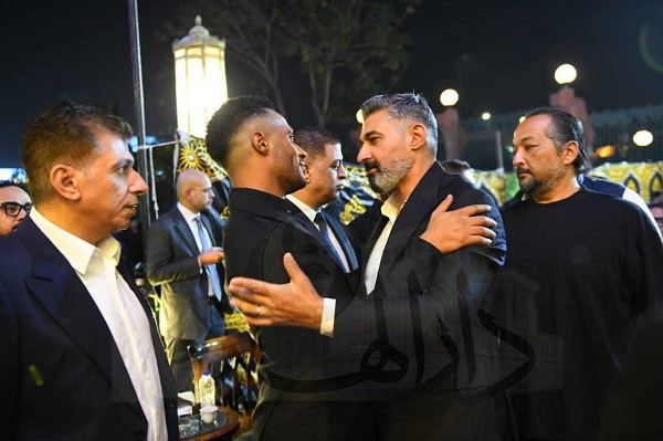 عزاء والد  محمد رمضان