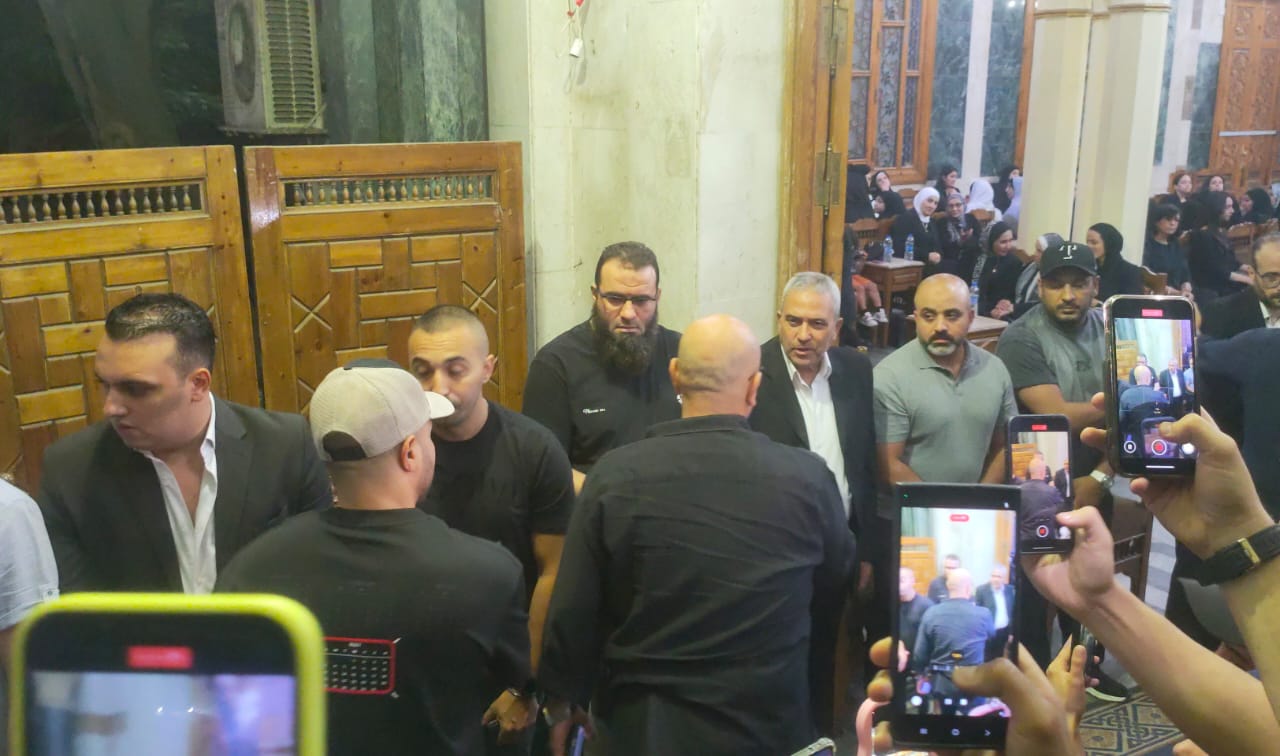 عزاء والدة سارة وفيق