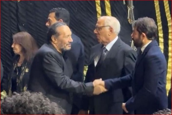 عزاء أرملة سيد مكاوي
